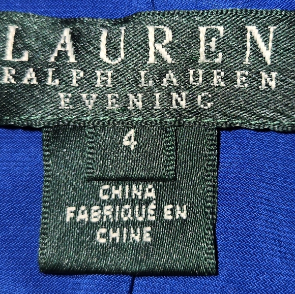 Ralph Lauren Royal Blue Evening Gown - Picture 6 of 6